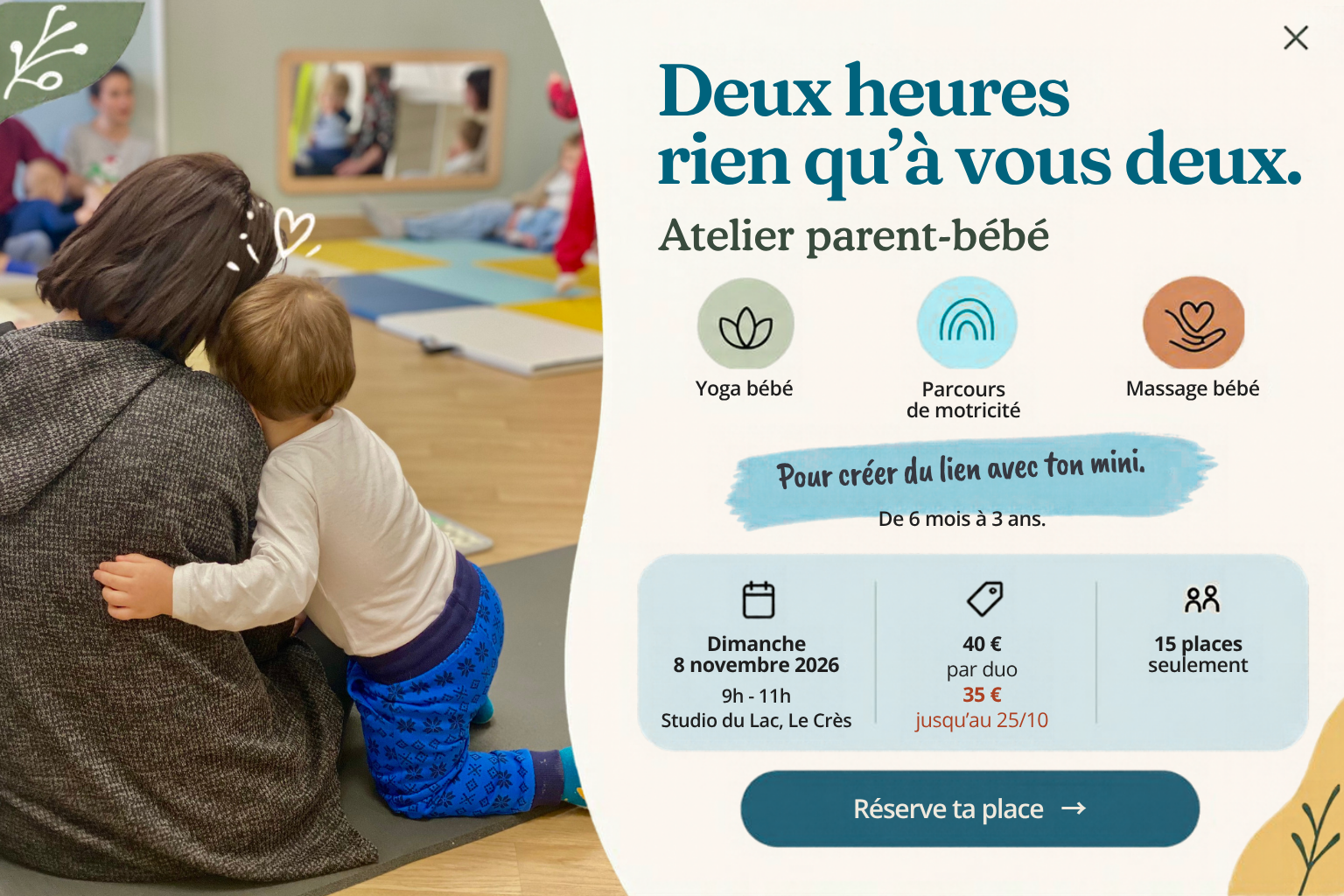 O Spa bébé atelier parent/bébé